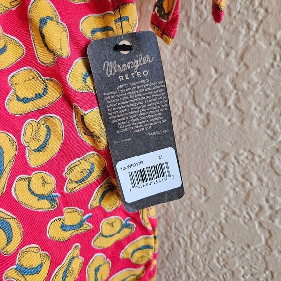 NWT Wrangler Retro Off-Shoulder Sunhat Blouse - Picture 3 of 9